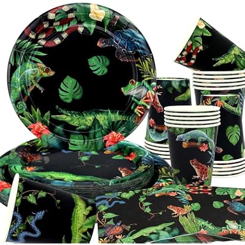 Obussgar Reptile Party Supplies Kit Cover