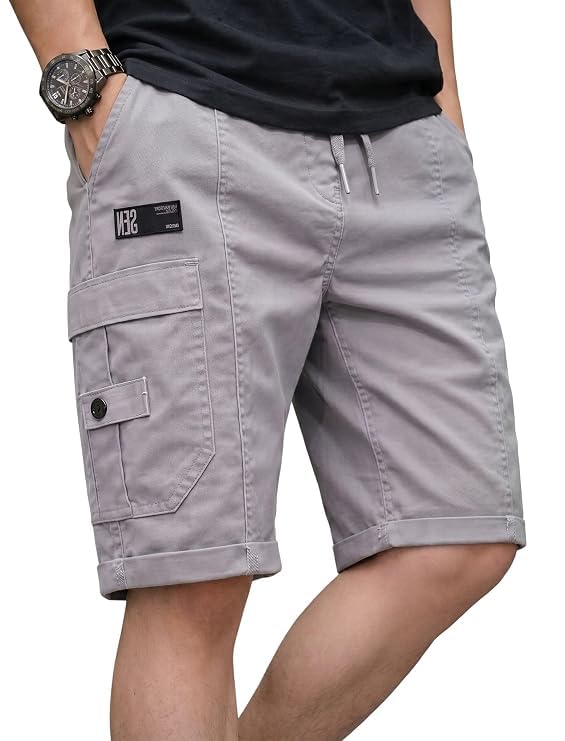 Men's Multi Pocket Cargo Shorts-picture-25
