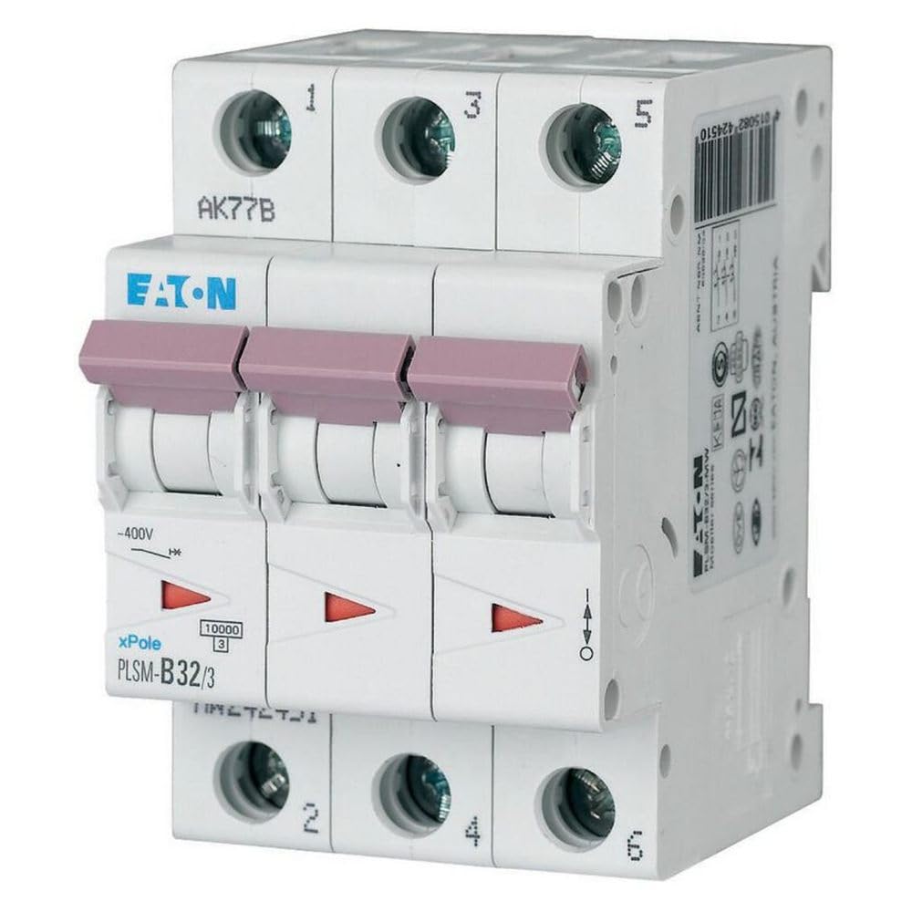 Eaton Leitungsschutzschalter Typ B, 3-polig 32A PLSM DIN-Schienen-Montage