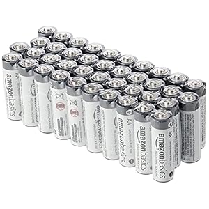 Amazon Basics AA Industrie Alkalibatterien, 40er Pack