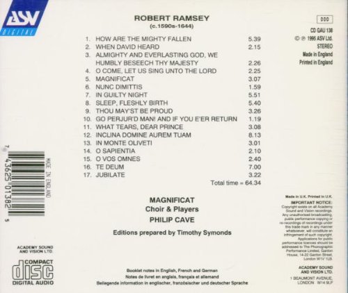 Miniatura 2 de Robert Ramsey Choral Music