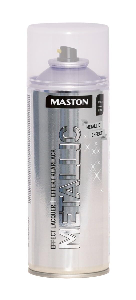 Maston Spray Paint Metallic Effect Lacquer Gloss 400Ml 6412490036003