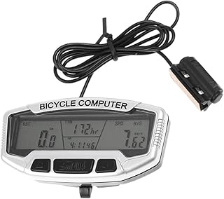 Snsowed Bicicleta à prova d'água bicicleta bicicleta digital LCD computador hodômetro velocímetro velômetro luz de fundo automática 27 funções