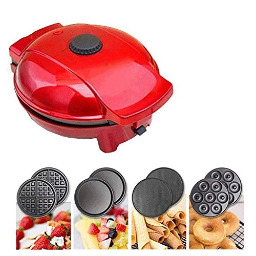 WMMCM Waffeleisen, elektrische Waffeleisen Waffel-Hersteller Non-Stick Waffler Eisen Sandwich Toaster Nonstick…