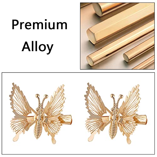 15 Pcs Butterfly Hairpins Metal Butterfly Hair Clips Cute Alloy Hair Clamps for Women Girls - Image 4