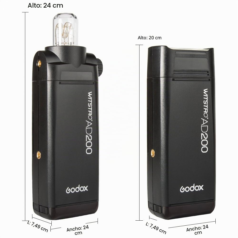 Godox AD200 2.4G 200Ws TTL Bolsillo Flash