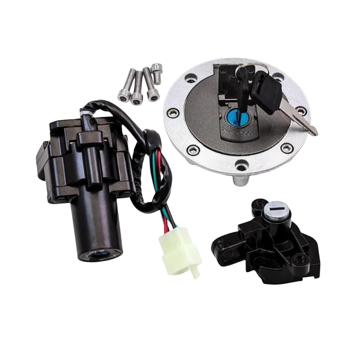 Amazon | バイク用キーシリンダー For XJR400 96-02 XJR1200 94-98