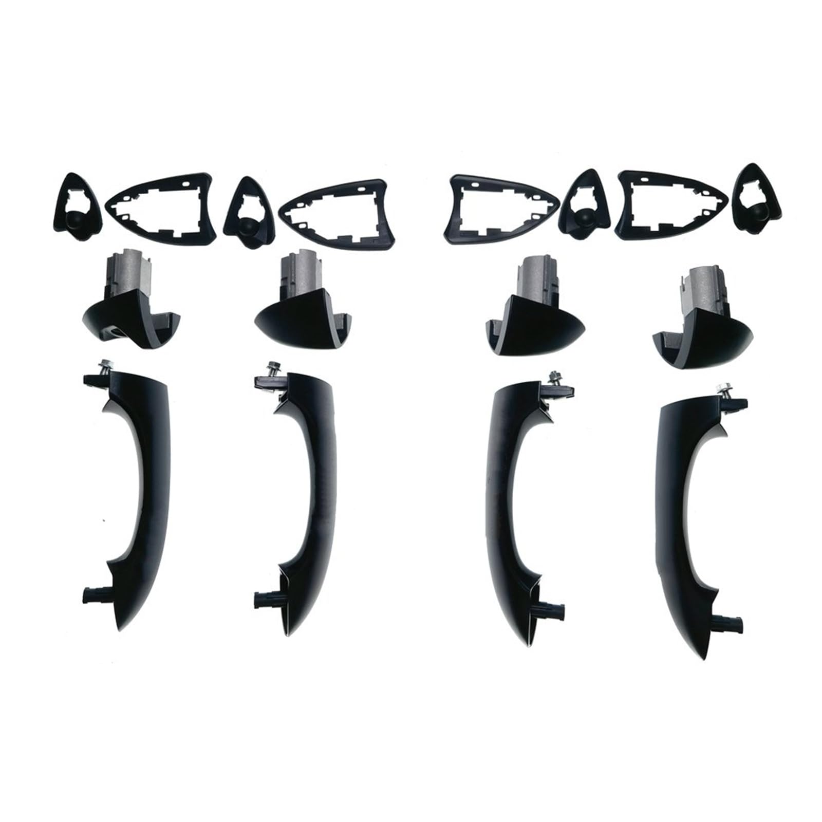 Qjahxkf Ld Replacement Exterior Door Handles Outside On All Sides Door Handles 51218243617 51218243621 51218243625 51218243618 51218243626 For Bmw For E53 For X5 Outer Handle(Ld)