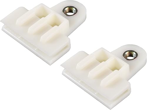 2 clips de retención de canal de vidrio para puerta de ventana, 1.97 x 1.73 x 0.55 pulgadas, clip de marco universal para automóvil, camión,