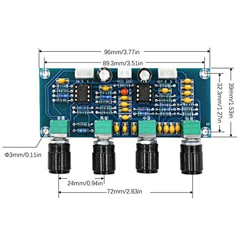 NE5532 Preamplificatore Tone Board Pre-Amp Scheda per Alti XH-A901