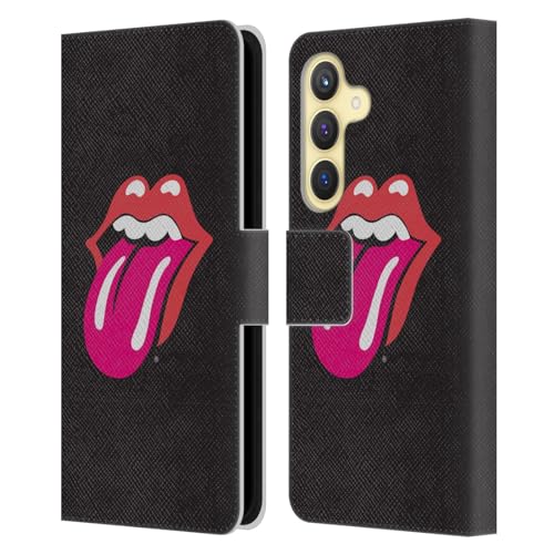 Funda Samsung S24 5G The Rolling Stones carcasa libro protectora de cuero con tarjetero