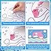 VercanMonth 30 Sets Ocean Animal Sand Art Kits for DIY Craft Sand Painting Colored Art Painting Cards Set DIY Arts Ocean Theme Educational and Learning Activities