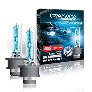 2x D2S Diamond Vision 8000K 35W 85V Xenon Lampen Koelblauw X-treme Licht HID Kit Vervangset 12V Auto Koplamp…