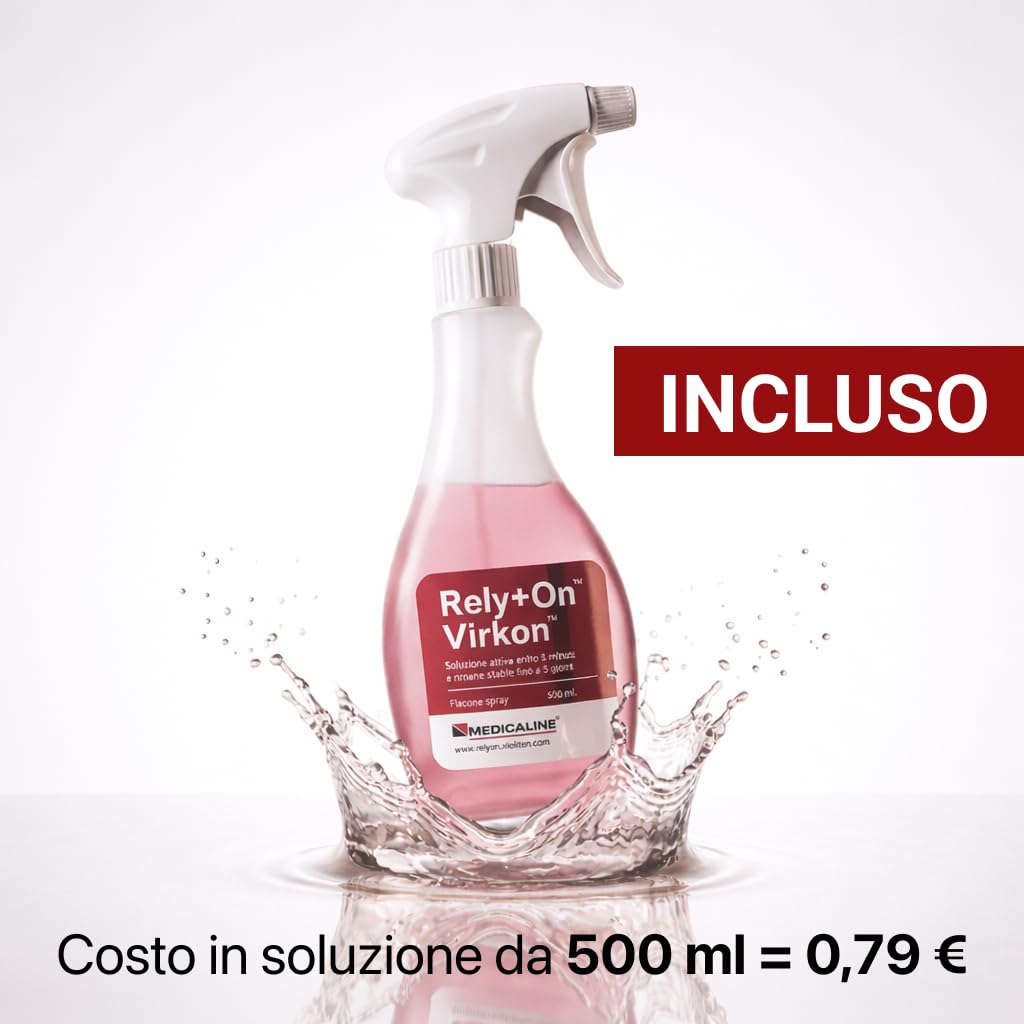 Rely+On Virkon, disinfettante di alto livello per superfici, da 500 grammi