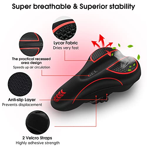 MSDADA-Coprisella per Bicicletta, in Memory Foam