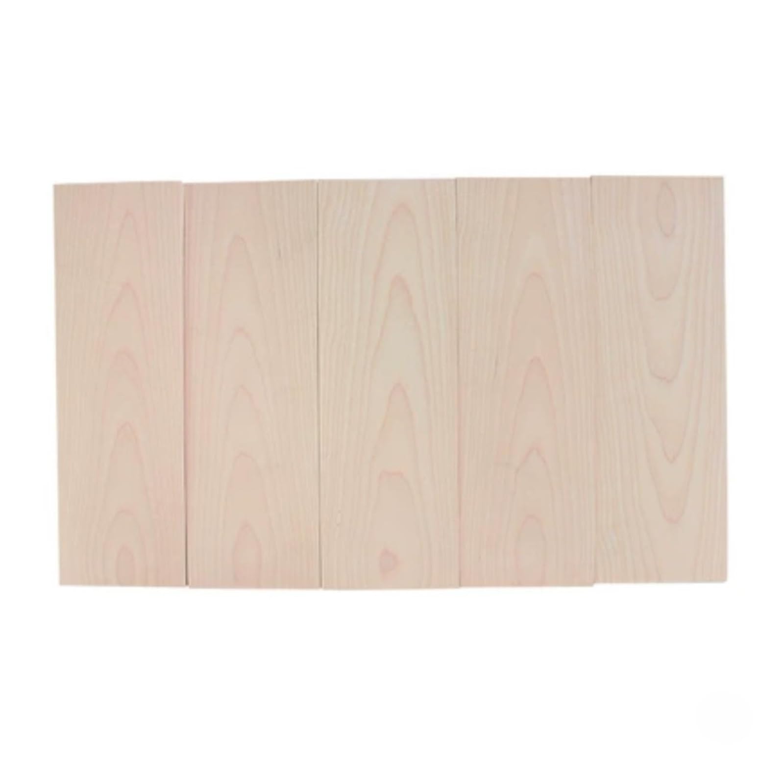madera, Láminas de chapa abedul (paquete 5) for bricolaje, 200 mm x 100, varios grosores