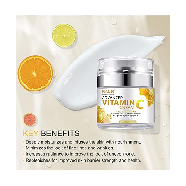 Vitamin-C-Intense-Night-Cream-Daily-Anti-Aging-Moisturizer-Cream-for-Face-Reduce-Appearance-of-Wrinkles-Fine-Lines-dark-circles-17FLOZ Vitamin C Intense Night Cream , Wrinkle Cream for Face with Retinol, Daily Anti Aging Moisturizer Cream for Face…