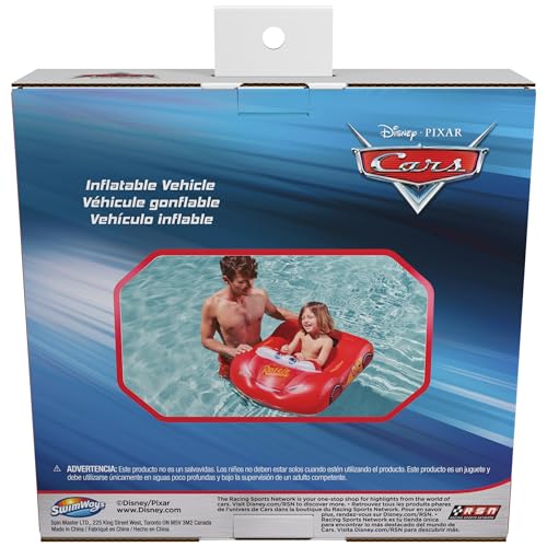 SwimWays Disney Cars Inflatable Boat Water Vehicle for Ages 3+ - image 9