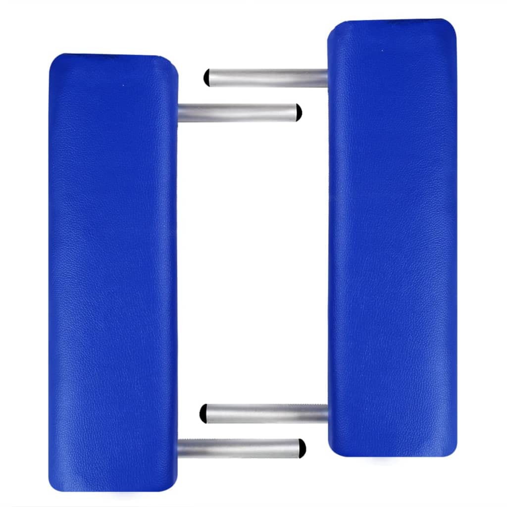 Générique Table de Massage Pliable Bleu 2 Zones avec Cadre en Aluminium,Santé & beauté,Hygiène personnelle,Massage & Relaxation,Tables de Massage,Bleu,13.5 KG,110086