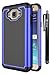 Galaxy J7 Case, Style4U Shock Absorption Dual Layer Hybrid Armor Protective Case Cover for Samsung Galaxy J7 with 1 Style4U Stylus [Royal Blue]