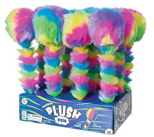 Raymond Geddes Rainbow Plush Writing Pens (70506)
