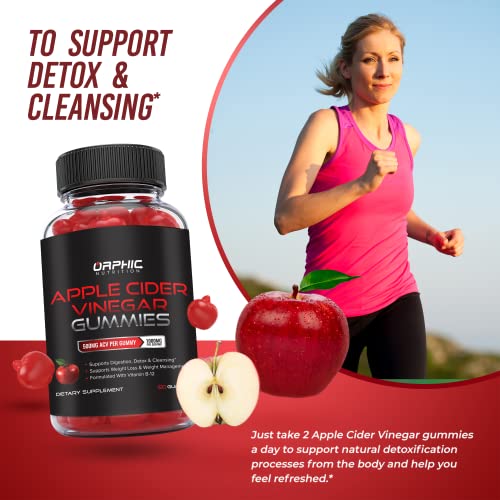 Apple Cider Vinegar Gummies - 1000mg - Formulated to Support Normal Energy Levels & Gut Health - Supports Digestion, Detox & Cleansing - ACV Gummies W/VIT B12, Beetroot (120 Gummies) - Image 6