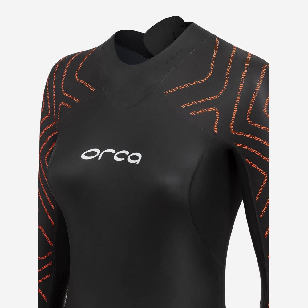 Orca Womens Vitalis TRN Back Zip Open Water Swim Wetsuit NN684601 - Black -