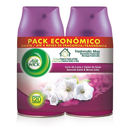 Air WickLife Scents Frashmatic Duplo Moon Iris Og Satinsilke Påfyller 2 X 250 Ml