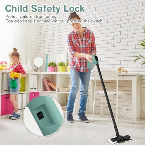 Image of COSTWAY Handheld MultiPurpose Steam Cleaner with 17 Pieces, 350ml Capacity
