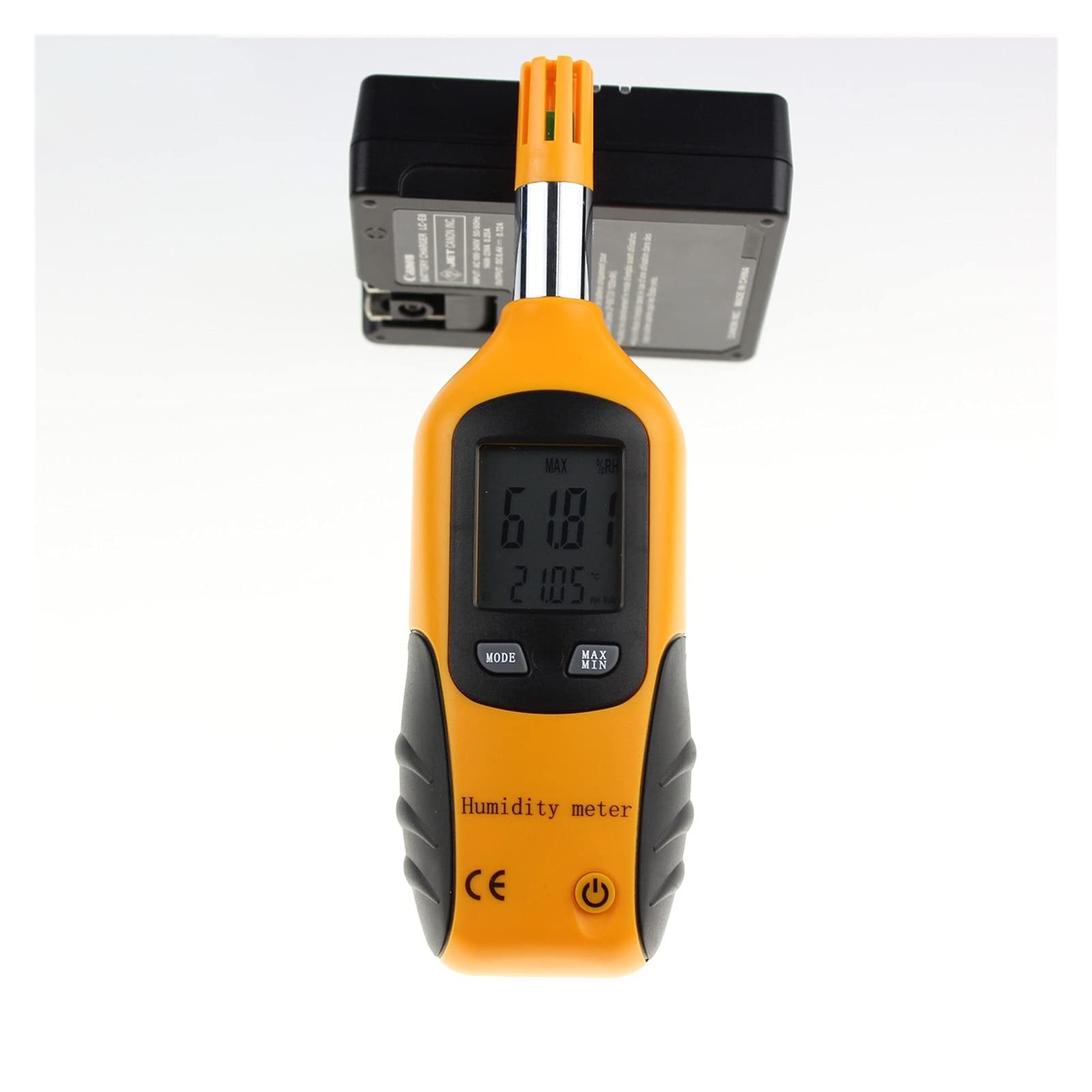 HT-86 Termómetro digital portátil de mano y higrómetro Termómetro de pantalla electrónico de alta resolución e hígómetro, rango de medición de humedad 0 ~ 100 (RH), utilizado en laboratorios, etc.