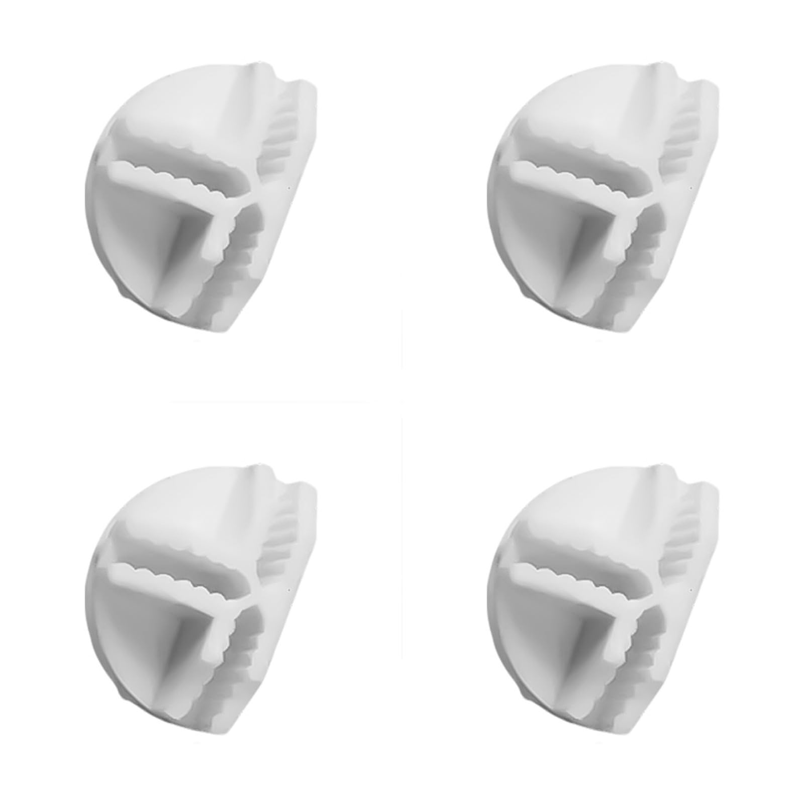 ZWWAAZHF Of 4 Multipurpose Grids Connectors Portable Accessory for Wire Shelving Storage Solution and Modulars Closets Easy Installion Connectors