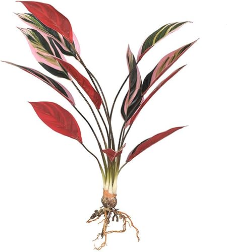 Plantas artificiales verdes de arrurruz, plantas falsas en maceta, adornos de bonsái, plantas de plástico de bambú falso, decoración del hogar y