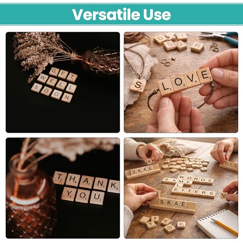 Set de 1000 fichas de madera para juegos de mesa miniatura 7