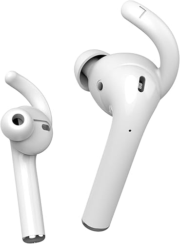 Miniatura 7 de Ganchos para orejas antideslizantes de silicona suave compatibles con Apple Airpods 2 y 1, ligeros, mejora de calidad de sonido para auriculares,