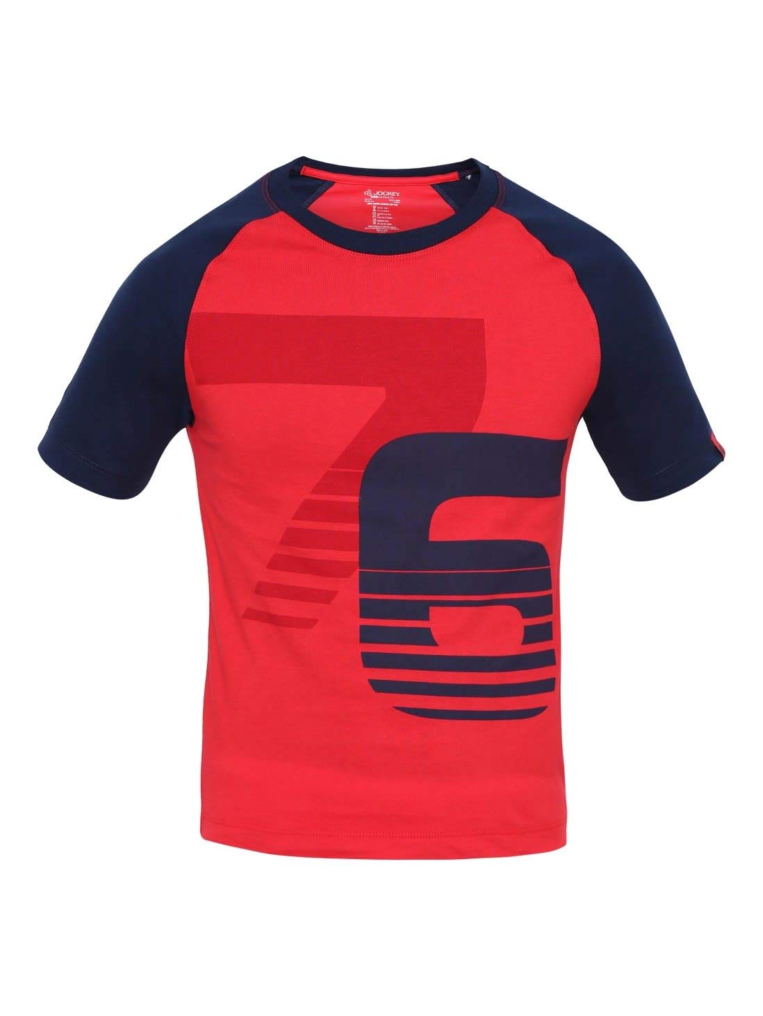 JockeyBoys Boys RANGLAN Printed T-Shirts AB02-0103 Boys T-Shirts (pack of 1)