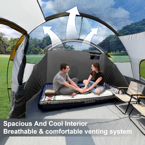 CAMPROS CP 12-Person 3 Room Tent