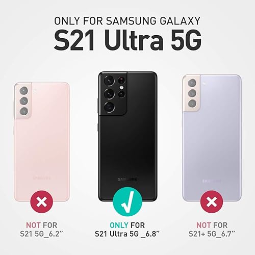 Miniatura 2 de SUPCASE Unicorn Beetle Pro Series Funda diseñada para Samsung Galaxy S21 Ultra 5G (versión 2021), cuerpo completo de doble capa resistente y funda