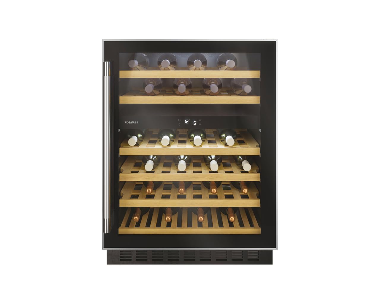 Cave À Vin Encastrable 46 Bouteilles Noir - RWCB60N