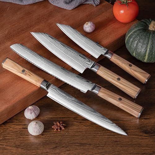Set Cuchillos Cocina 8 Piezas Acero Inox Base miniatura 4
