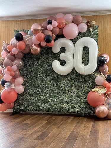 Image of Number 0 Balloon Birthday Decorations, 40In White Balloons for Party | Eye-catching Appearance, Perfect Decorative Centerpieces, Convenient Self-sealing Structure, Widely for Various Occasions