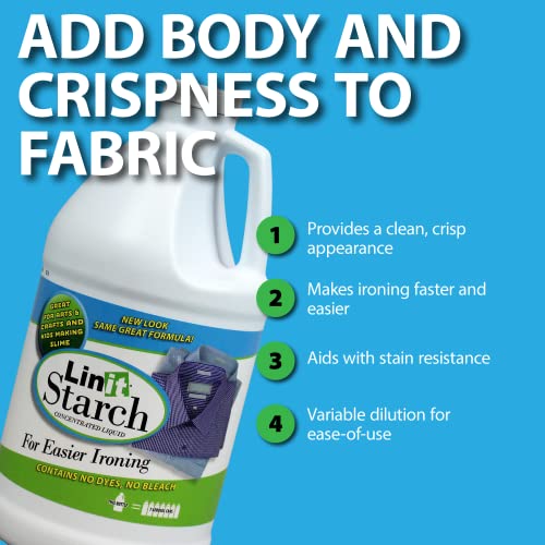 image for Malco Linit Starch Crisp Classic Finish (64 Oz.) - Liquid Starch For I