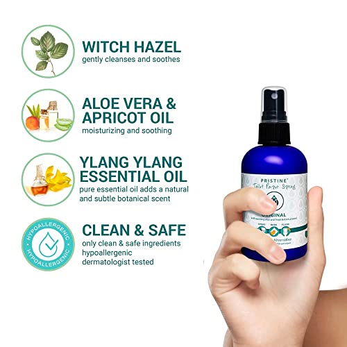 pristine toilet paper spray - as seen on shark tank more natural personal cleansing wipes amp flushable wet wipes alternative spray toilet paper to create flushable wipe original 4 fl oz