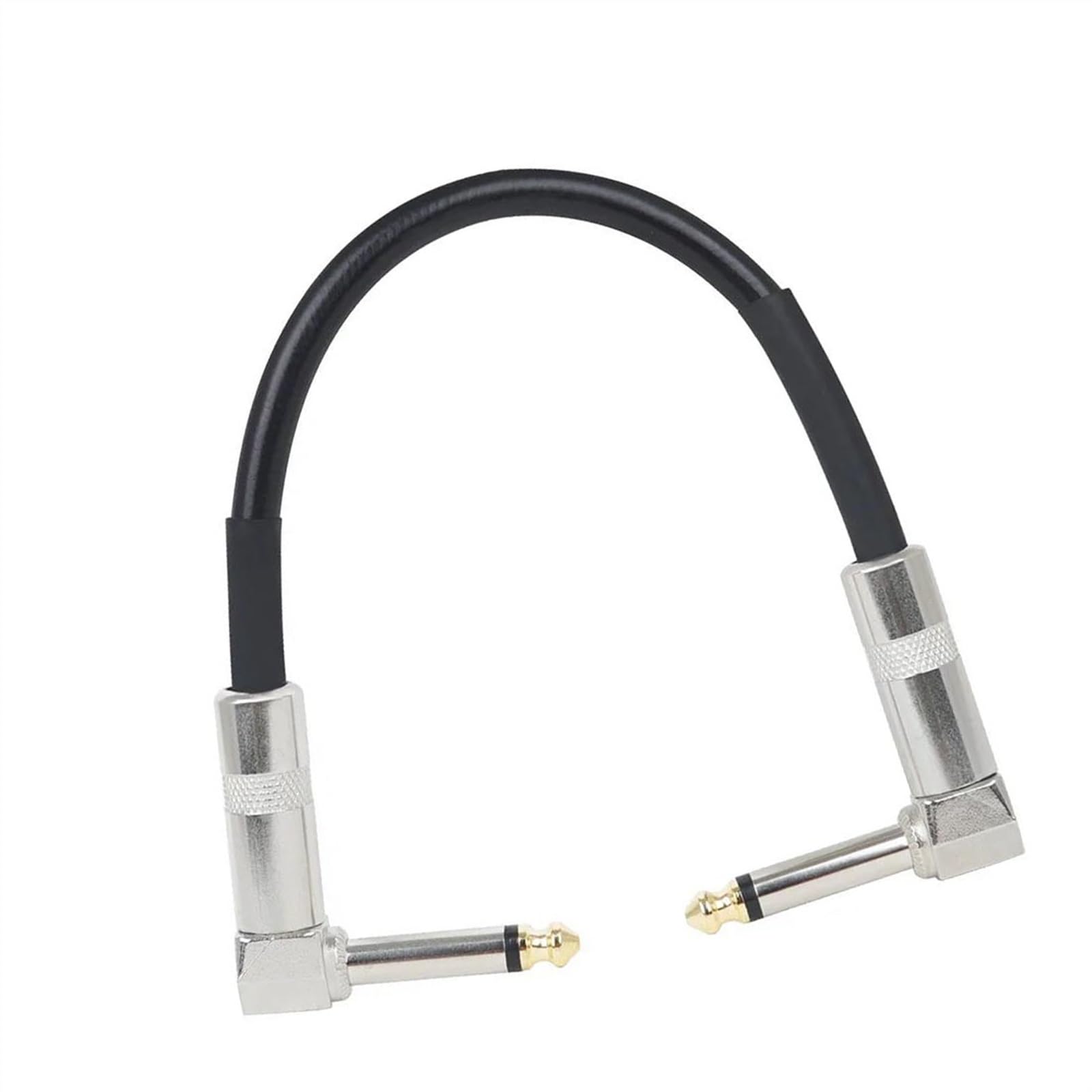 cable de audio de guitarra Cable De Efectos De Guitarra De 15/30/50 Cm Cable De Pedal Cable De Conexión Para Instrumentos Cable De 6,35 Mm Para Efectos De Guitarra Eléctrica Cabezal De Metal Para Guit