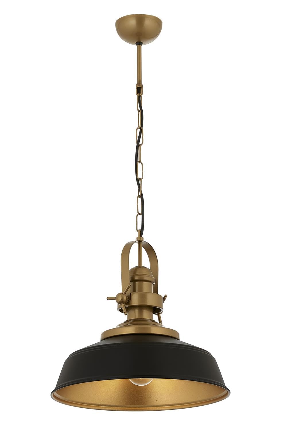Avonni Siyah Boyalı Modern Avize E27 Metal 35cm