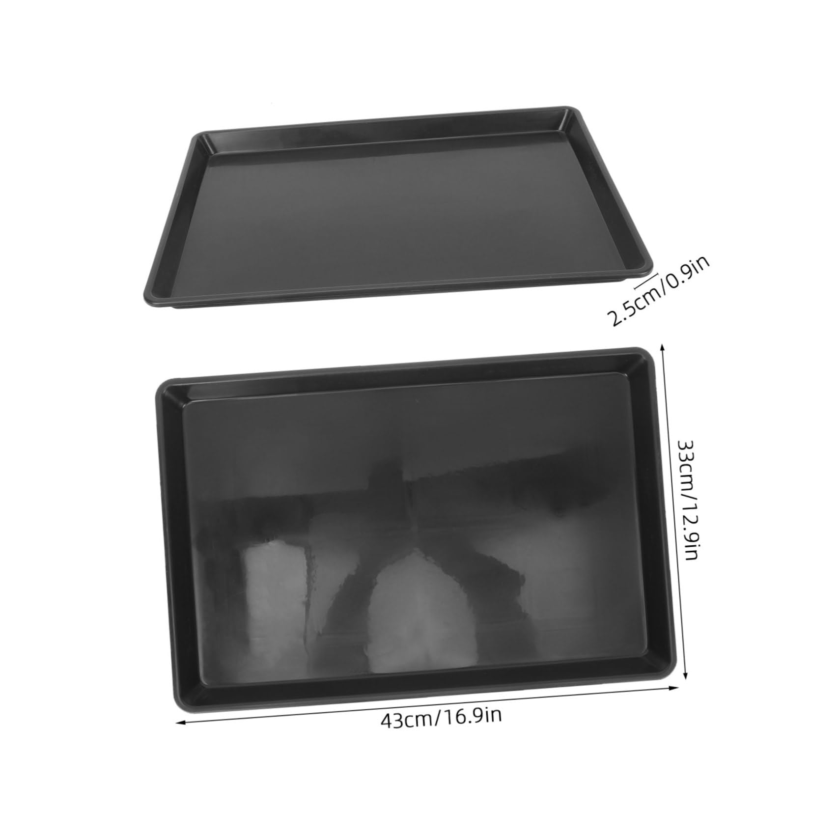 Garneck 2pièces Plateau De Cage pour Oiseaux Et Chiens Remplacement du Fond De Cage pour Petits Animaux Bac pour Éviter Les Salissures Et Faciliter Le Nettoyage