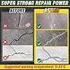 Concrete Crack Filler, 500g Cement Crack Filler, High Elasticity Self Leveling Crack Sealant, Waterproof Concrete Caulk for Driveway, Walkway, Patio, Joint, Indoor and Outdoor Repair