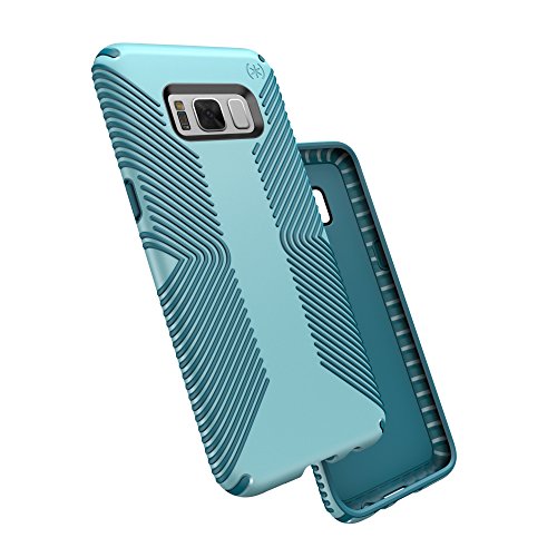 Speck Products Presidio Grip Cell Phone Case For Samsung Galaxy S8 - Robin Egg Blue/Tide Blue #TOP1