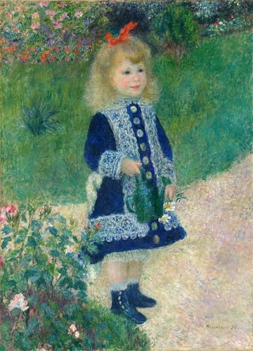 Affiche Renoir la fille à l'arrosoir pour décoration salon chic 60x90cm