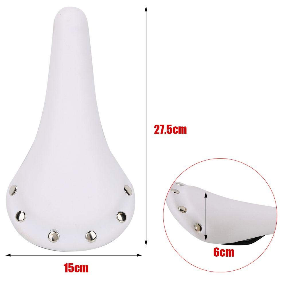 Outdoor Rennrad Sattel Soft Seat Stoßfest Wasserdicht Sattel Fahrrad Zubehör (Weiß)