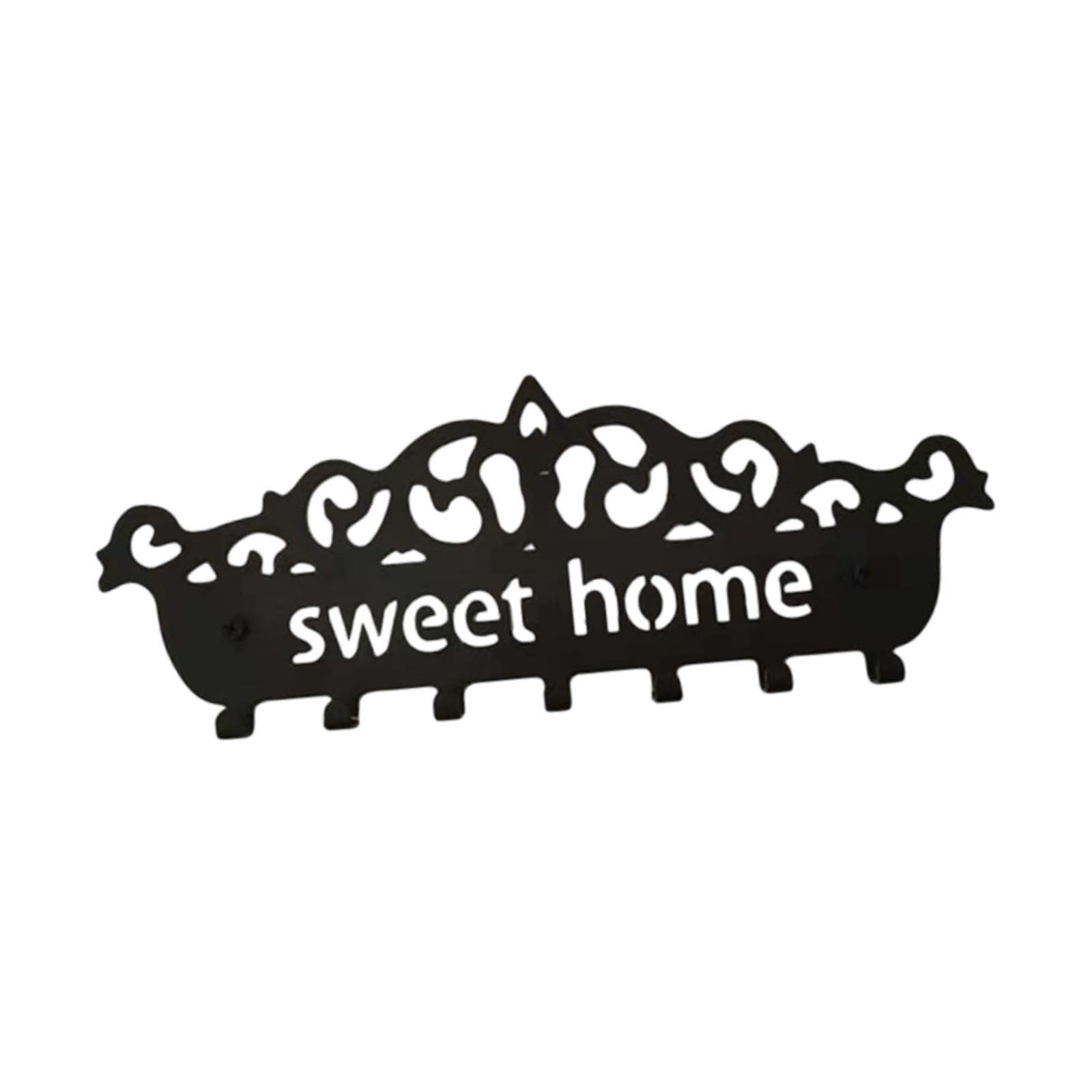 PUXZYAX Functional Iron Key Hanger Premium Key Rack Organizer for Stylish